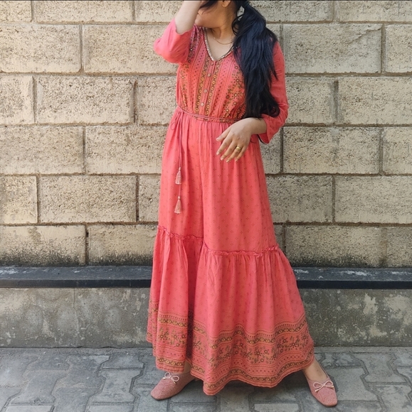 Charcoal Pants - Sharara jumpsuit